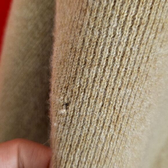 BILLY REID Cashmere Turtleneck Sweater Tan Camel ‎ Womens Size Small - Picture 6 of 7